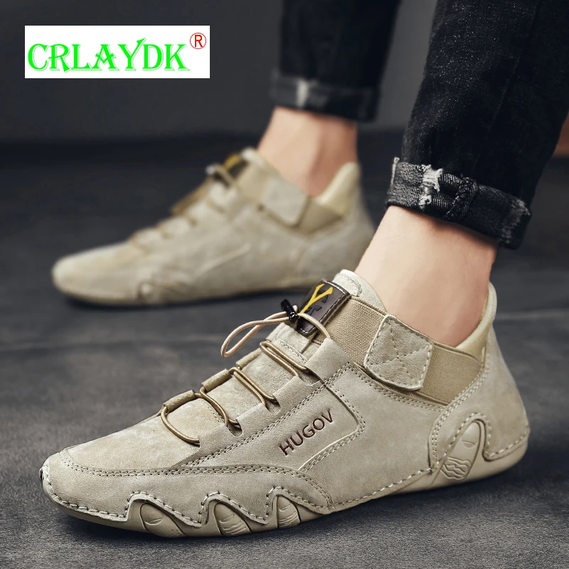 CRLAYDK Designer Men's Trend Casual Leather Loafers Breathable Driving Shoes Driving Non Slip Flats Sneakers Mocassin Homme
CRLAYDK Designer Men's Trend Casual Leather Loafers Breathable Driving Shoes Driving Non Slip Flats Sneakers Mocassin Homme