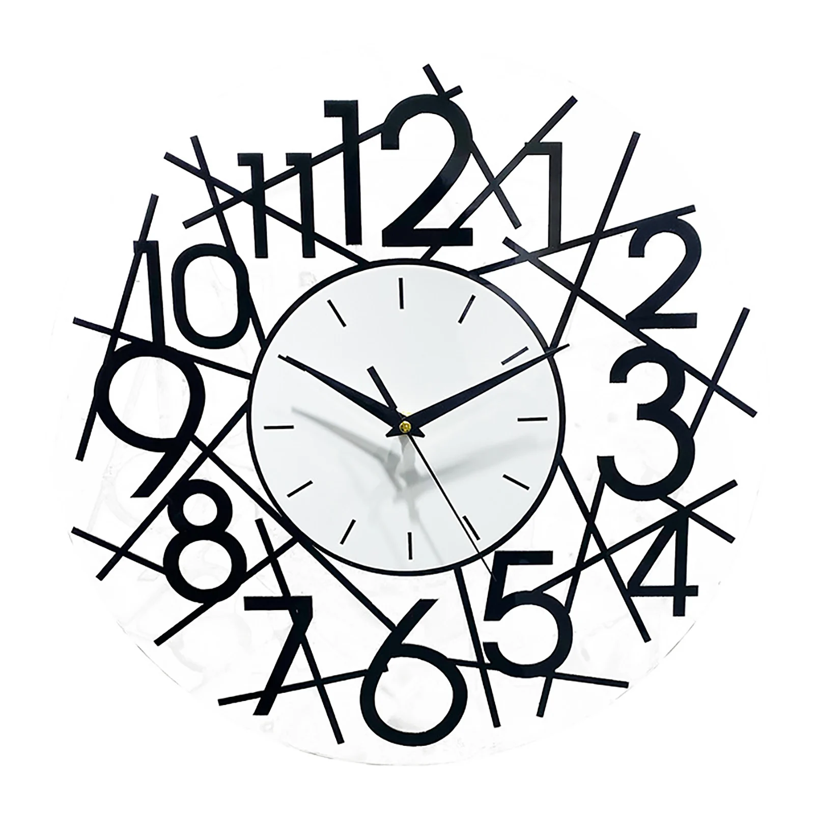 Decorative Modern Wall Clock for Living Room Bedroom Office Simple Floating Digital Clock L9
Decorative Modern Wall Clock for Living Room Bedroom Office Simple Floating Digital Clock L9