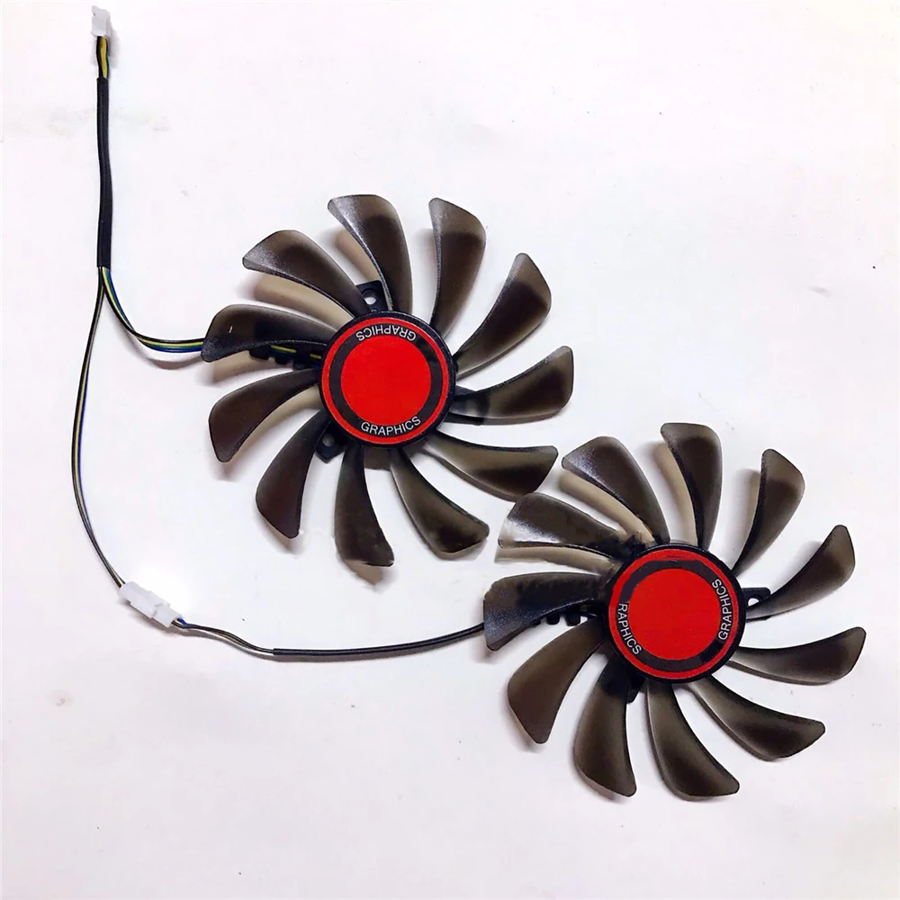 95mm Video Card Cooler Fan Replacement Graphics Card Dual Fan for XFX RX580 584 588 Repair Kits
95mm Video Card Cooler Fan Replacement Graphics Card Dual Fan for XFX RX580 584 588 Repair Kits