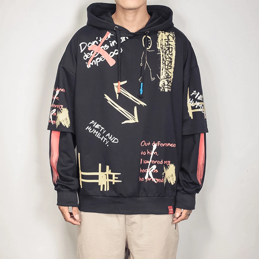 Teens Fashion Man Hoodies Sweatshirts Casual Streetwear Print Long Sleeve Male Coats Preppy Personality Large Size Hoodie 
Teens Fashion Man Hoodies Sweatshirts Casual Streetwear Print Long Sleeve Male Coats Preppy Personality Large Size Hoodie