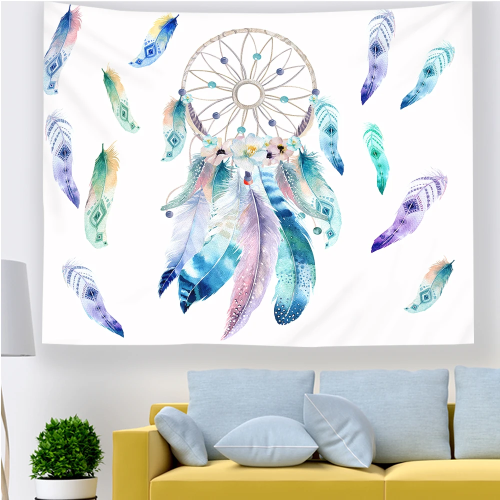 2022 Dream Catcher Tapestry Wall Hanging Hippie Colorful Tapestry Psychedelic Bohemian Feather Wall Tapestry For Bedroom Decor
2022 Dream Catcher Tapestry Wall Hanging Hippie Colorful Tapestry Psychedelic Bohemian Feather Wall Tapestry For Bedroom Decor