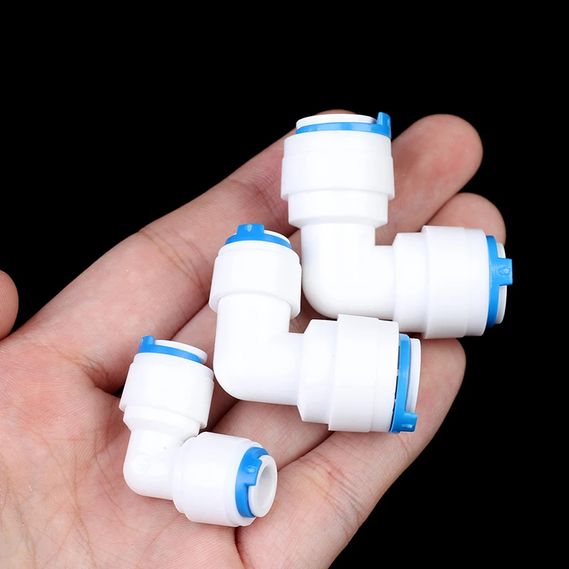 RO Water Elbow Pipe Fitting 1/4" 3/8" OD Hose Connection Reverse Osmosis Plastic Quick Coupling Connector Pure Water Purifies
RO Water Elbow Pipe Fitting 1/4" 3/8" OD Hose Connection Reverse Osmosis Plastic Quick Coupling Connector Pure Water Purifies