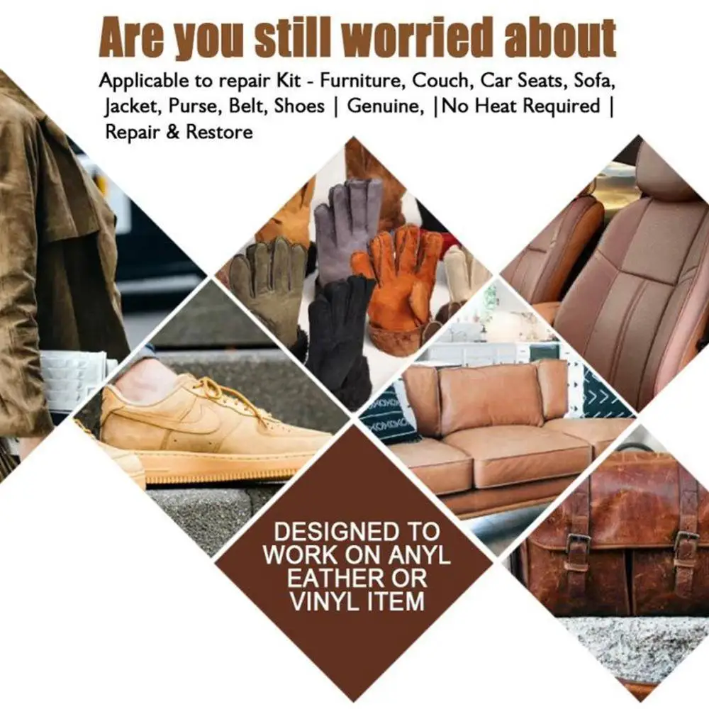 1pc Advanced Leather Repair Gel Car Seat Home Leather Repair Color Complementary 20ml Harm No Chemical Paste S3H3
1pc Advanced Leather Repair Gel Car Seat Home Leather Repair Color Complementary 20ml Harm No Chemical Paste S3H3
