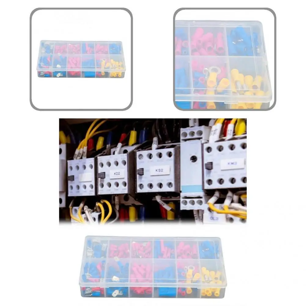 271Pcs Professional Assorted Spade Lugs Ring Fork Butt Insulated Wire Terminals Wire Terminals Durable Good Insulation
271Pcs Professional Assorted Spade Lugs Ring Fork Butt Insulated Wire Terminals Wire Terminals Durable Good Insulation