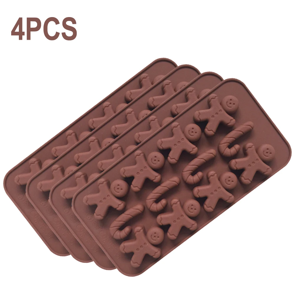 New Coming Lovely Silicone Cake Chocolate Moulds Decorating Baking Cookies Mould for Candy Cane, Gingerbread Men
New Coming Lovely Silicone Cake Chocolate Moulds Decorating Baking Cookies Mould for Candy Cane, Gingerbread Men
