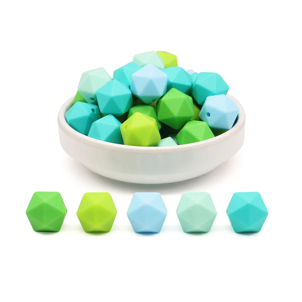 20Pcs 14MM Silicone Beads 20-Hedron Colorful Soft FDA Food Grade Bebe Reborn Silicona DIY Jewelry Accessories For Teething Baby 
20Pcs 14MM Silicone Beads 20-Hedron Colorful Soft FDA Food Grade Bebe Reborn Silicona DIY Jewelry Accessories For Teething Baby