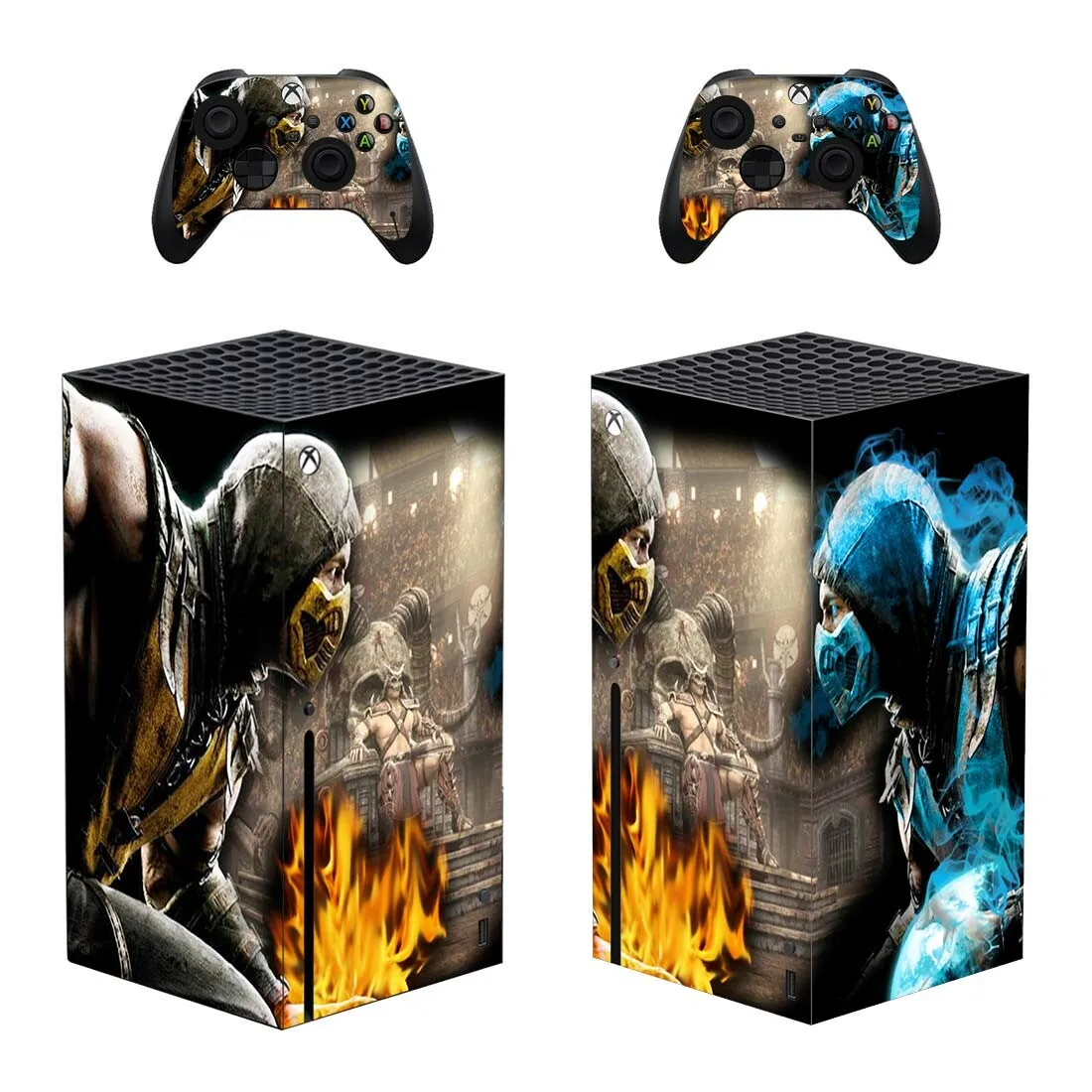 Mortal Kombat Skin Sticker Decal Cover for Xbox Series X Console and 2 Controllers Xbox Series X Skin Sticker Vinyl
Mortal Kombat Skin Sticker Decal Cover for Xbox Series X Console and 2 Controllers Xbox Series X Skin Sticker Vinyl