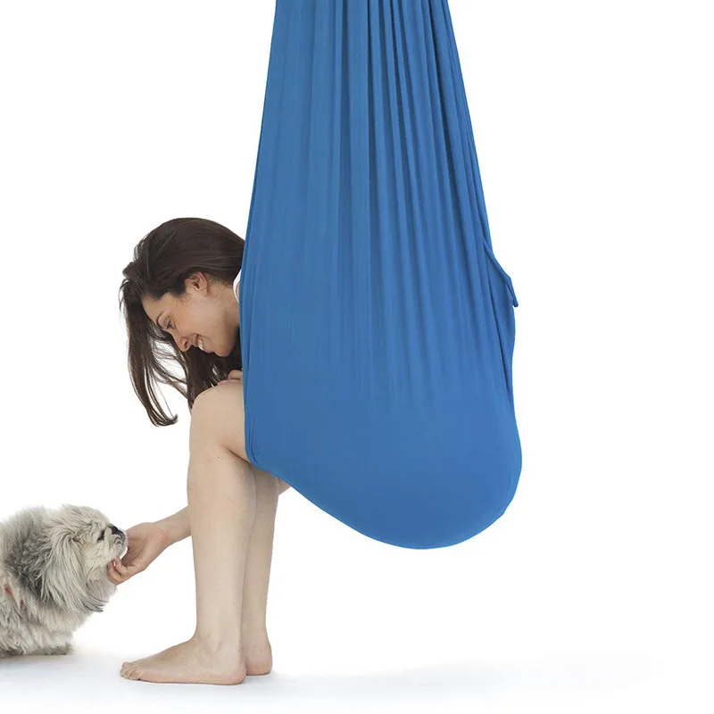 150x280CM ADD Therapy Swing Hammock Kids Outdoor Indoor Sport Toy Adult Aerial Yoga Hammock High Elasticity Fitness Tools
150x280CM ADD Therapy Swing Hammock Kids Outdoor Indoor Sport Toy Adult Aerial Yoga Hammock High Elasticity Fitness Tools