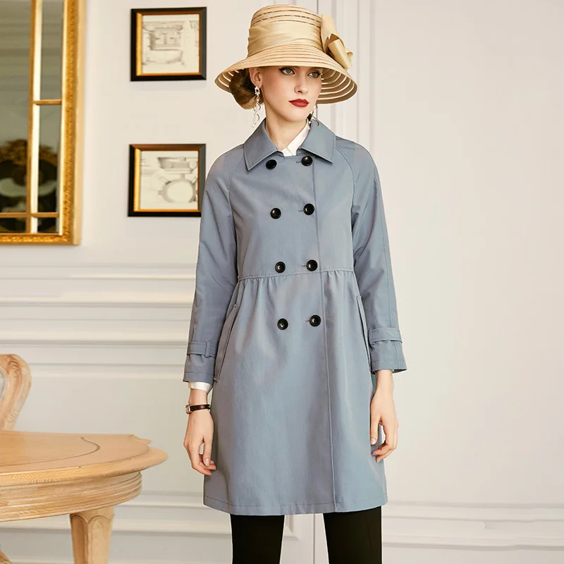 SHZQ Haze Blue Windbreaker Women's Middle and Long 2021 New Korean Casual Autumn Coat Popular Loose Coat
SHZQ Haze Blue Windbreaker Women's Middle and Long 2021 New Korean Casual Autumn Coat Popular Loose Coat
