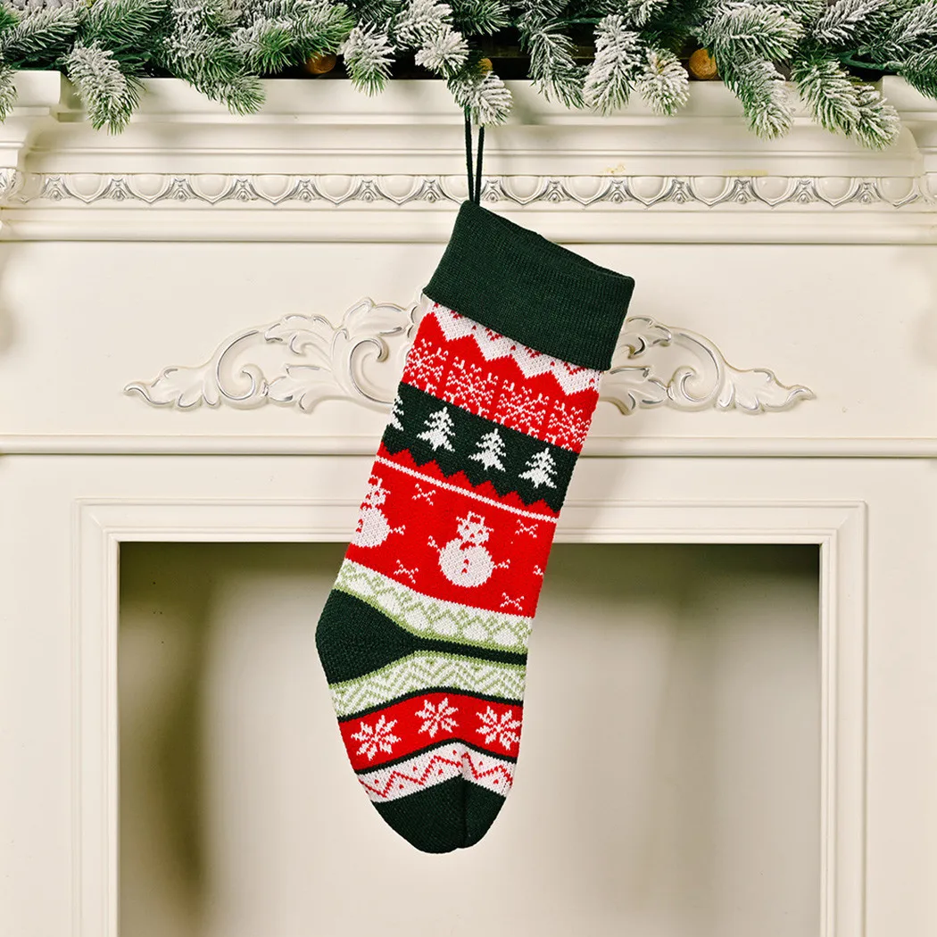Childern Knitting Christmas Socks Candy Bag Stocking Large Size Hanging Christmas Stocking Sack Xmas Gift Candy Bag Noel Decor
Childern Knitting Christmas Socks Candy Bag Stocking Large Size Hanging Christmas Stocking Sack Xmas Gift Candy Bag Noel Decor