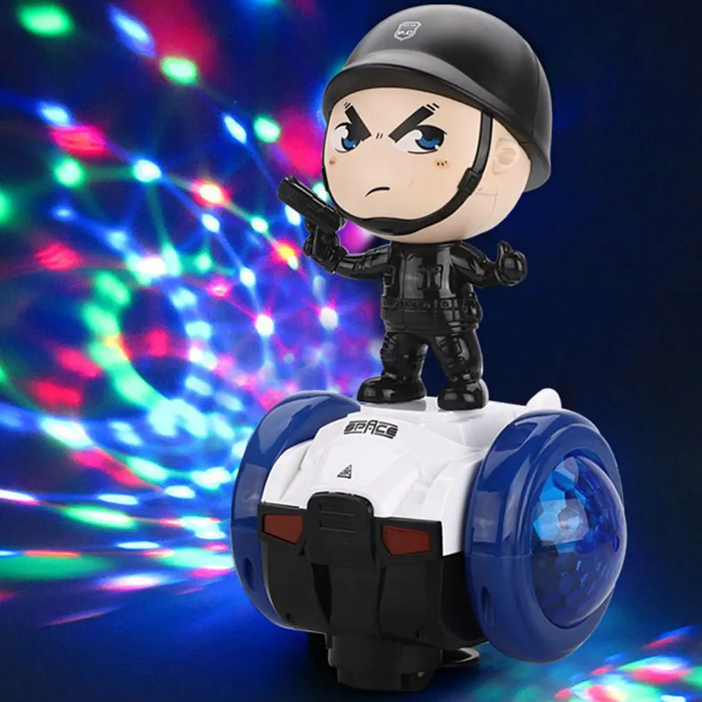 Electric Universal Rotary Robot Balance Car 360 Degree Rotation Music And Lighting Toy Car For Children
Electric Universal Rotary Robot Balance Car 360 Degree Rotation Music And Lighting Toy Car For Children