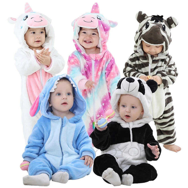 

Children's Pajamas Kigurumi Panda Kids Baby Romper Animal Sleepwear Girls Cosplay Pyjama Boys Jumpsuit Onesie Unicorn Pajama