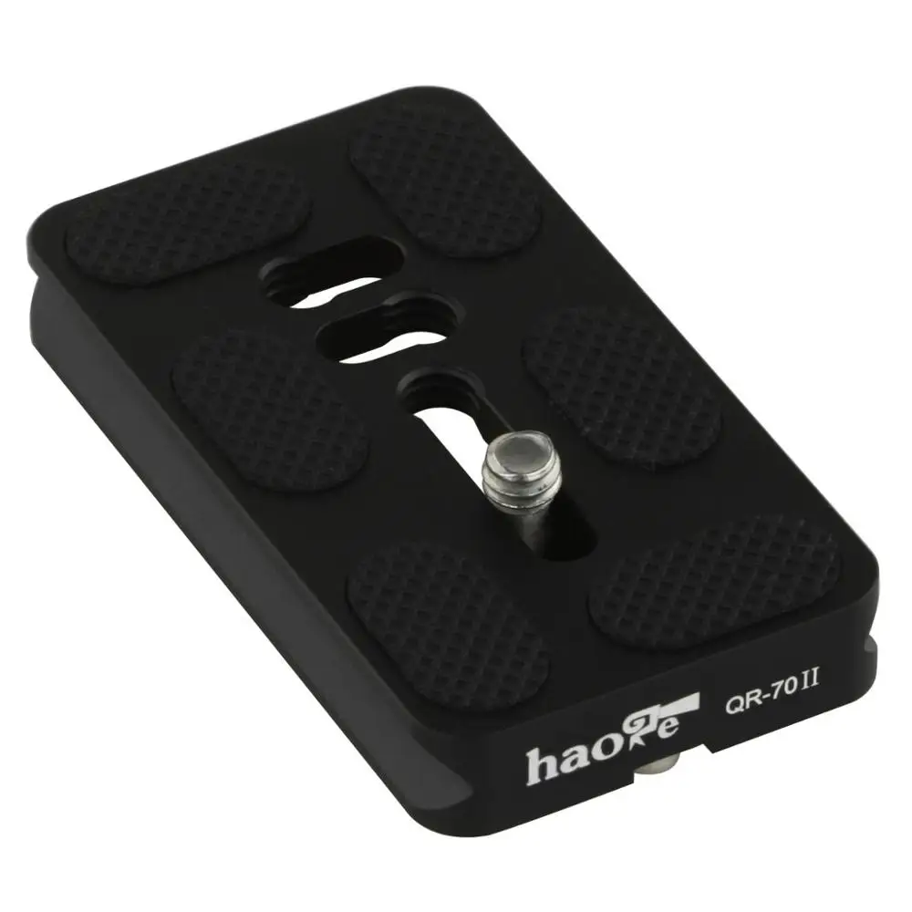 Haoge 70mm Metal Universal Quick Release Plate Fits Arca-Swiss Standard for Tripod Ballhead Panoramic Head Ball Head Clamp
Haoge 70mm Metal Universal Quick Release Plate Fits Arca-Swiss Standard for Tripod Ballhead Panoramic Head Ball Head Clamp
