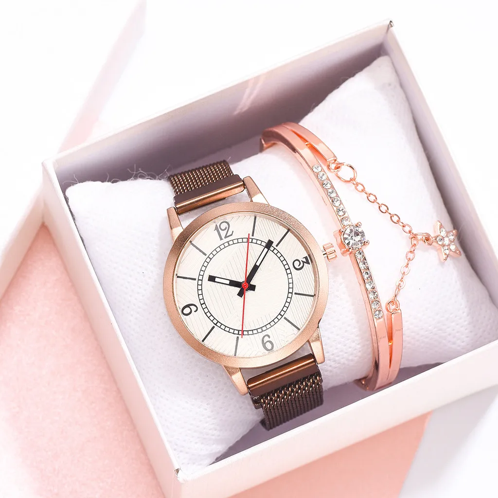 Luxury Casual Ladies Watches Rose Gold Diamond Women Bracelet Set Mesh Stainless Steel Watch Gifts reloj mujer /d
Luxury Casual Ladies Watches Rose Gold Diamond Women Bracelet Set Mesh Stainless Steel Watch Gifts reloj mujer /d