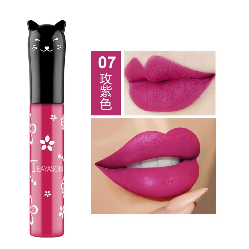 

Velvet Matte Liquid Lipstick Waterproof Lip Gloss Long Lasting Red Nude Lipsticks Women Lips Tint Beauty Cosmetic Makeup 1023
