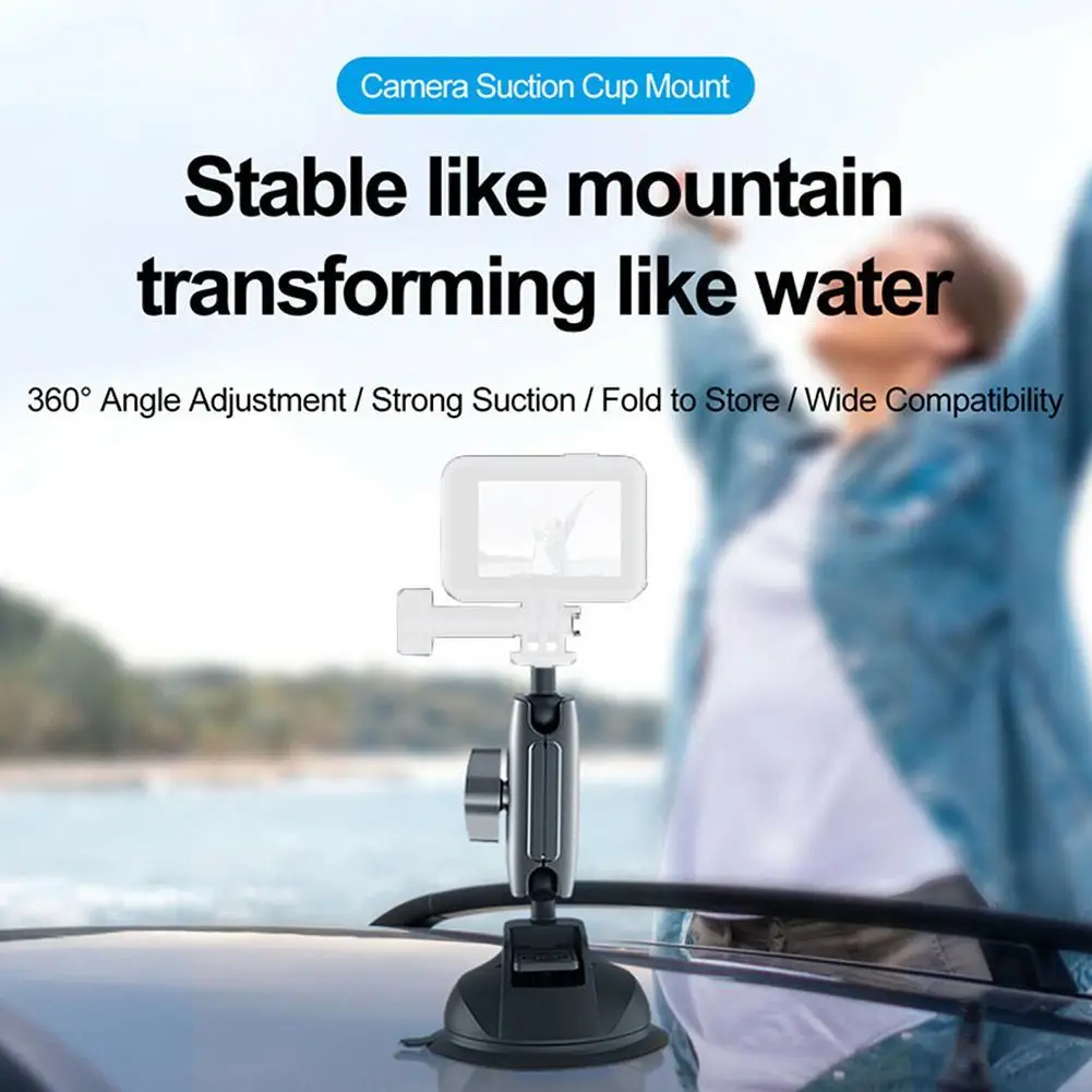 Car Phone Holder Suction Cup 360 Adjustable Universal 1/4 Standard Adapter For GoPro Insta360 Camera
Car Phone Holder Suction Cup 360 Adjustable Universal 1/4 Standard Adapter For GoPro Insta360 Camera