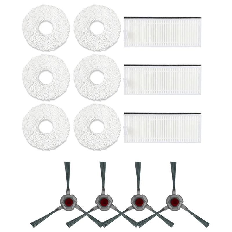 Top Sale 13Pcs For ECOVACS Deebot N9+ Accessories Robot Vacuum Cleaner With Side Brush Filter Cleaning Replacement Accessories
Top Sale 13Pcs For ECOVACS Deebot N9+ Accessories Robot Vacuum Cleaner With Side Brush Filter Cleaning Replacement Accessories