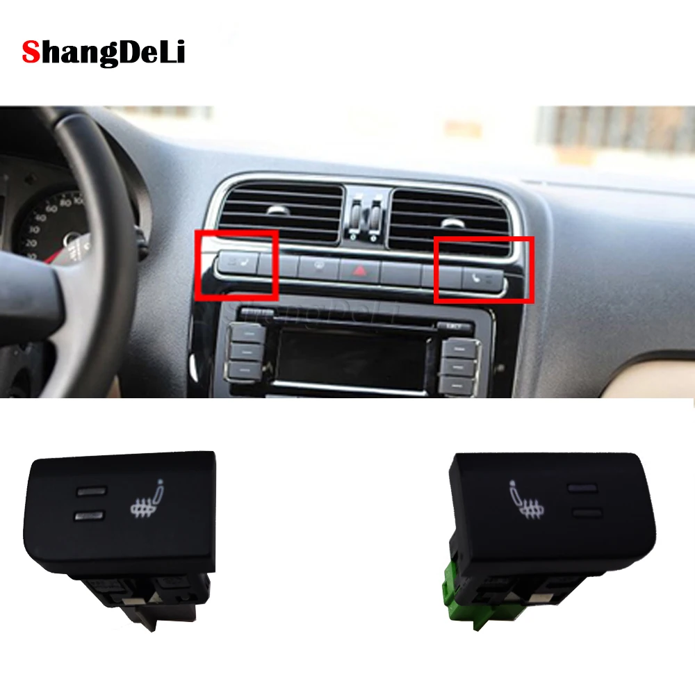 Car Seat Heating Button Control Switch For VW Polo 6R 6C 2011 2012 2013 With Wiring Harness
Car Seat Heating Button Control Switch For VW Polo 6R 6C 2011 2012 2013 With Wiring Harness