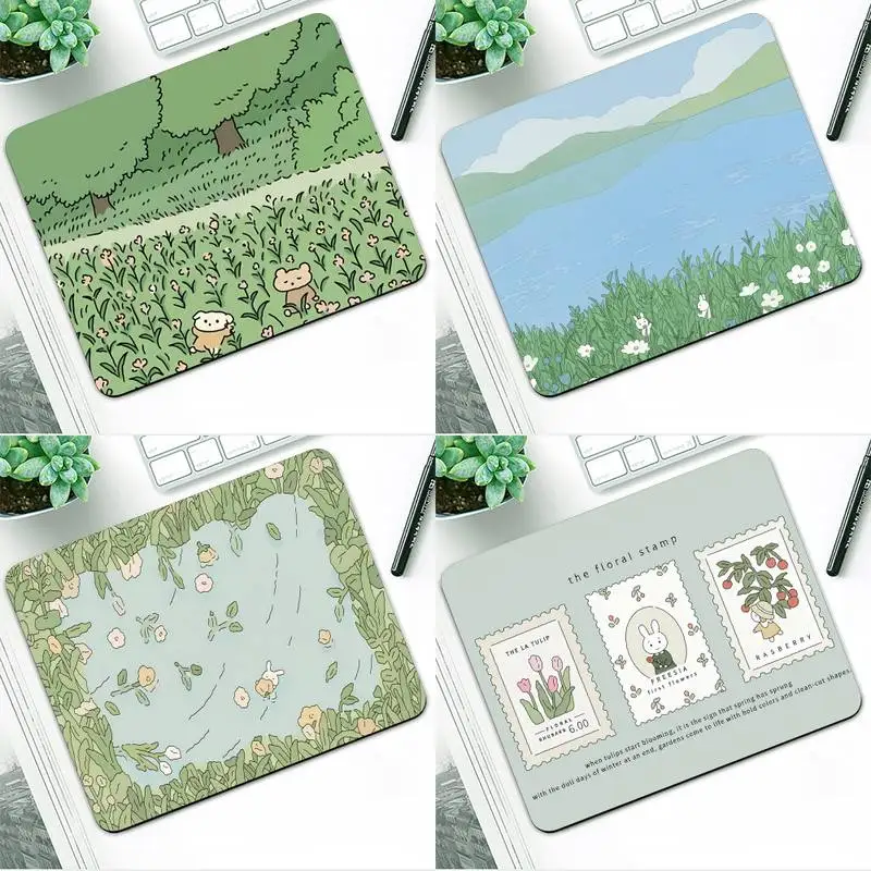 Офисная мышь с зеленым растением и белым кроликом, игровой мягкий коврик для мыши, Настольный коврик, ПК, ноутбука, ноутбука, резиновая детал... 
Офисная мышь с зеленым растением и белым кроликом, игровой мягкий коврик для мыши, Настольный коврик, ПК, ноутбука, ноутбука, резиновая детал...