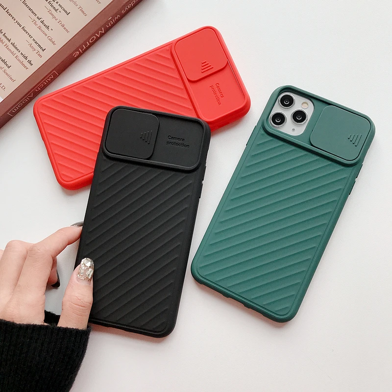 Защитные чехлы для телефонов с объективом камеры iPhone 11 Pro MAX мягкий силиконовый
