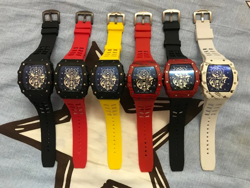 Top Quality Richard Men Watch Limitde Edition Watches Mens Luxury Quartz Wristwatch Man Silicone Strap Sports Watch Montre homm
Top Quality Richard Men Watch Limitde Edition Watches Mens Luxury Quartz Wristwatch Man Silicone Strap Sports Watch Montre homm