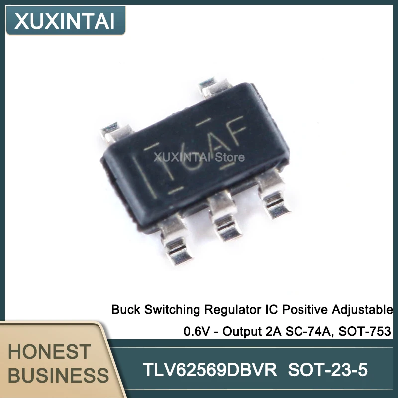 50Pcs/Lot TLV62569DBVR TLV62569 Buck Switching Regulator IC Positive Adjustable 0.6V - Output 2A SC-74A, SOT-753
50Pcs/Lot TLV62569DBVR TLV62569 Buck Switching Regulator IC Positive Adjustable 0.6V - Output 2A SC-74A, SOT-753