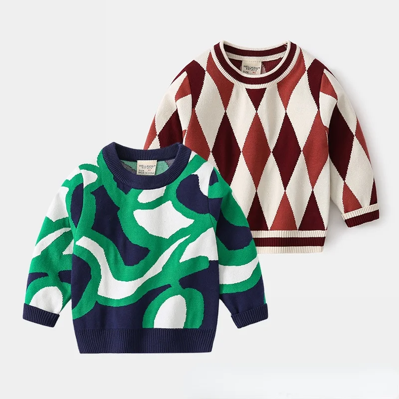 2021 Fall Boys Sweater Fashion Stitching Turtleneck Round Neck Casual Warm Sweater Thicken Warm Toddler Boy Clothes Winter Tops
2021 Fall Boys Sweater Fashion Stitching Turtleneck Round Neck Casual Warm Sweater Thicken Warm Toddler Boy Clothes Winter Tops