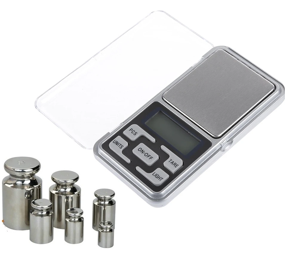 

Mini Pocket Digital Scale for Gold Sterling Silver Jewelry Scales Balance Gram Electronic Scales 100g/200g/300g/500g x 0.01/0.1g