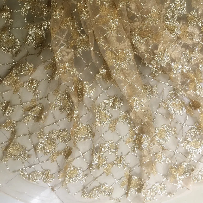 Wedding gowns lace gold glitters lace fabric net tulle mesh lace gold color 1 yard, 2020 NEW Shiny!
Wedding gowns lace gold glitters lace fabric net tulle mesh lace gold color 1 yard, 2020 NEW Shiny!