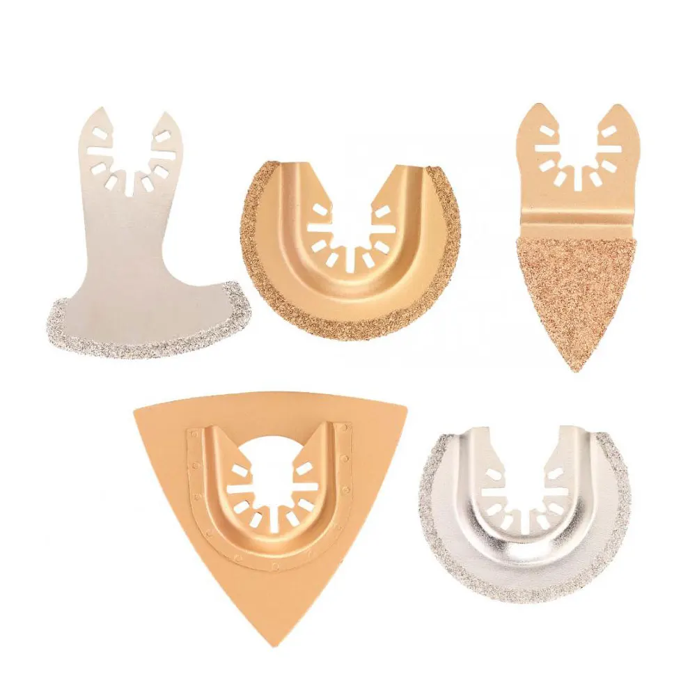5pcs Oscillating Renovator Multi-tool Saw Blades Ceramics Cutting Sanding HCS Multitool Accessory for Fein Multimaster Dewalt
5pcs Oscillating Renovator Multi-tool Saw Blades Ceramics Cutting Sanding HCS Multitool Accessory for Fein Multimaster Dewalt