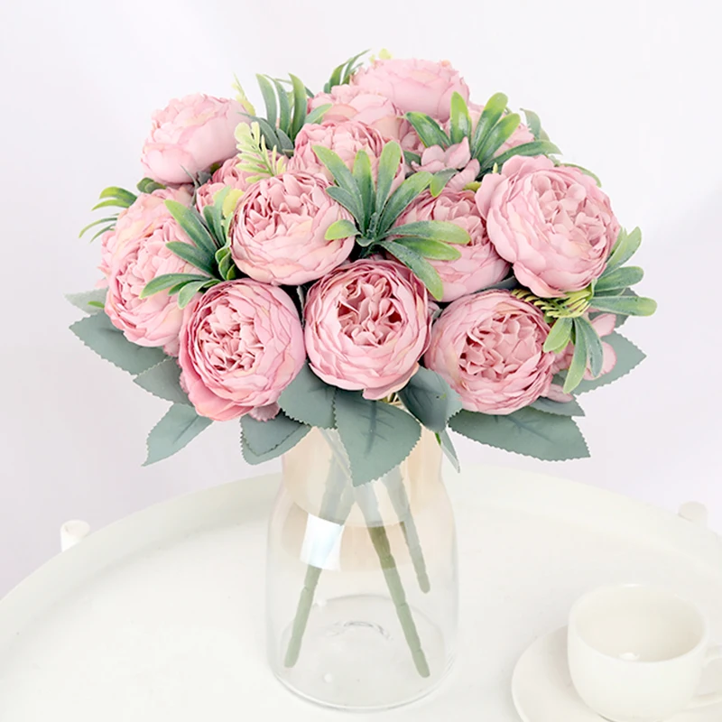 30cm Rose Silk Peony Artificial Flower Pink DIY Home Living Room Garden Wedding Decoration Fake Flowers for Vase Cheap Bouquet
30cm Rose Silk Peony Artificial Flower Pink DIY Home Living Room Garden Wedding Decoration Fake Flowers for Vase Cheap Bouquet