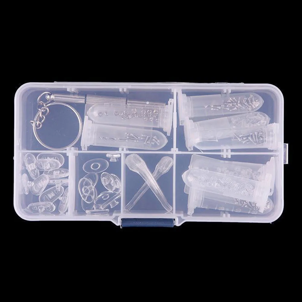 Professional Screw Nut Screwdriver Durable Nose Pad Portable Stainless Steel Glasses Repairing Tools With Storage Case Practical 
Professional Screw Nut Screwdriver Durable Nose Pad Portable Stainless Steel Glasses Repairing Tools With Storage Case Practical