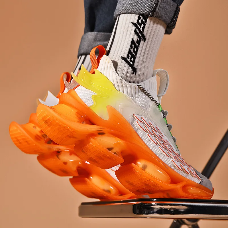 High Top Casual Platform Shoes Sports Breathable Men Flying Woven Fish Scales Trendy Shoes Thick Bottom Soft Outdoor Trainers
High Top Casual Platform Shoes Sports Breathable Men Flying Woven Fish Scales Trendy Shoes Thick Bottom Soft Outdoor Trainers