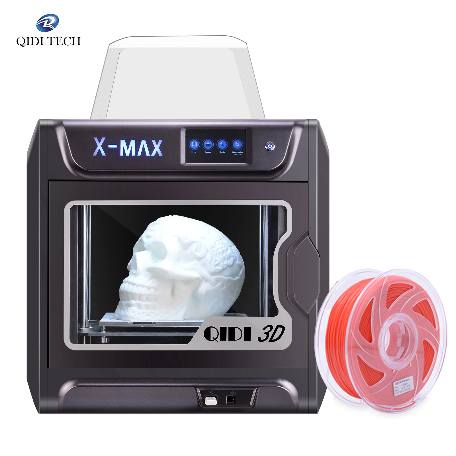3D Printer X-MAX Industrial Grade with 5 Inch Color Touchscreen Support Resume Printing Leveling WiFi Function Air Purification 
3D Printer X-MAX Industrial Grade with 5 Inch Color Touchscreen Support Resume Printing Leveling WiFi Function Air Purification
