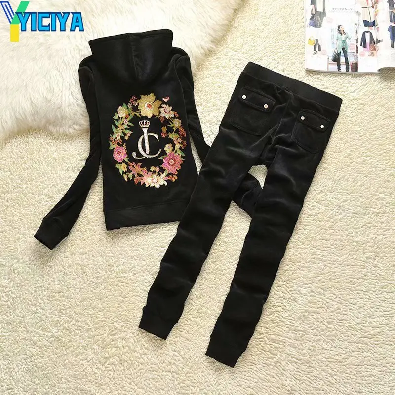 Velvet Suits Slim Women Autumn And Winter Sportswear Popular Two Piece Leggings Casual Yoga Suit Tracksuit Women Suit Female Set
Velvet Suits Slim Women Autumn And Winter Sportswear Popular Two Piece Leggings Casual Yoga Suit Tracksuit Women Suit Female Set