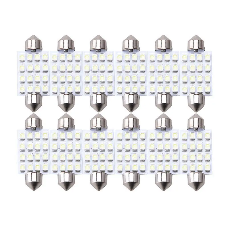 Lamp LED Light Bulbs 1210 16SMD 41mm Dome Festoon Parking Light Side Marker Light
Lamp LED Light Bulbs 1210 16SMD 41mm Dome Festoon Parking Light Side Marker Light