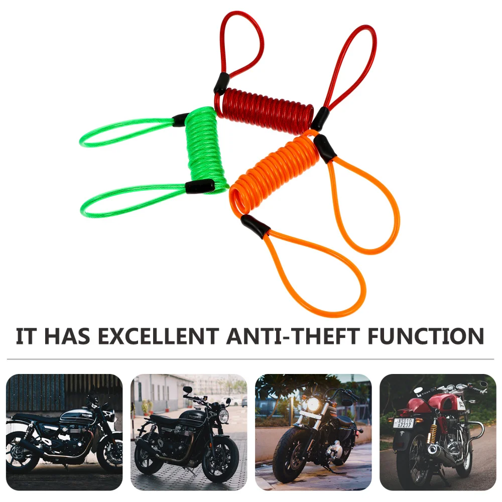 3pcs Durable Alarm Disc Lock Wire Lock Wire Brake Lock Wire Reminder 
3pcs Durable Alarm Disc Lock Wire Lock Wire Brake Lock Wire Reminder