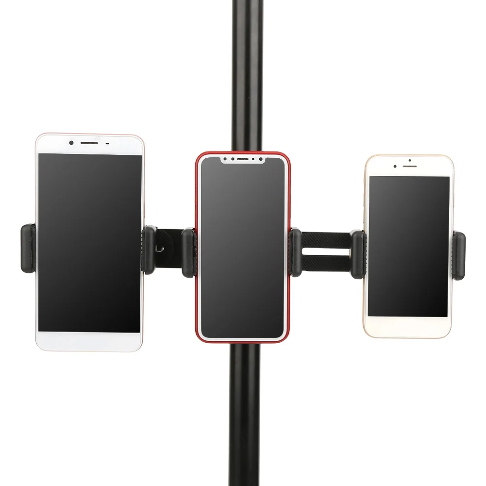 Three Fixed Clip Holder Phone Live Broadcast Rack Removable Smartphone Clip Base Multi-PlacemenPhone Clip Stand
Three Fixed Clip Holder Phone Live Broadcast Rack Removable Smartphone Clip Base Multi-PlacemenPhone Clip Stand