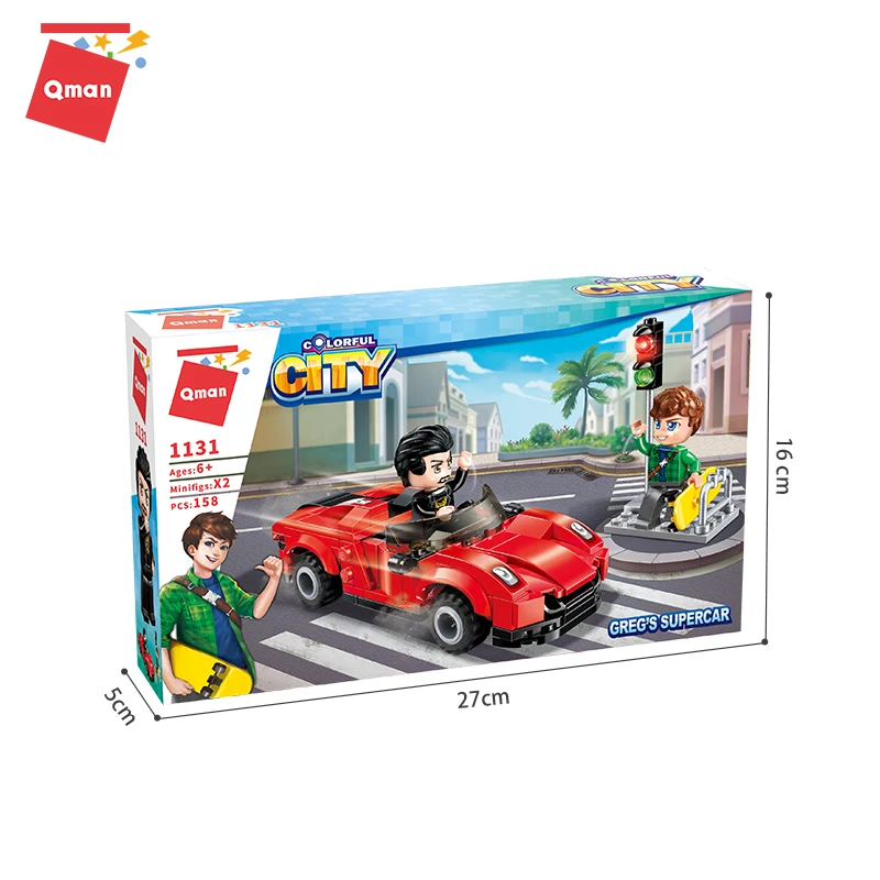 Qman Red Magic Sports Car Model Traffic Theme Widgets Boys Building Blocks For Toddlers With 158 Pieces
Qman Red Magic Sports Car Model Traffic Theme Widgets Boys Building Blocks For Toddlers With 158 Pieces
