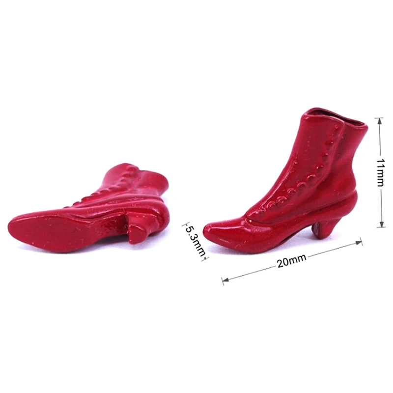 1Pairs 1/12 Scale Red Dollhouse Miniature High Rubber Rain Boots Home Garden Yard Decoration Dolls Accessories
1Pairs 1/12 Scale Red Dollhouse Miniature High Rubber Rain Boots Home Garden Yard Decoration Dolls Accessories