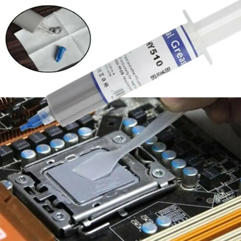 30g Tube High Performance Cooling Thermal Paste Sink Cooling Tool Chipset CPU Compound Grease Silicone Heat For GPU Conduct
30g Tube High Performance Cooling Thermal Paste Sink Cooling Tool Chipset CPU Compound Grease Silicone Heat For GPU Conduct