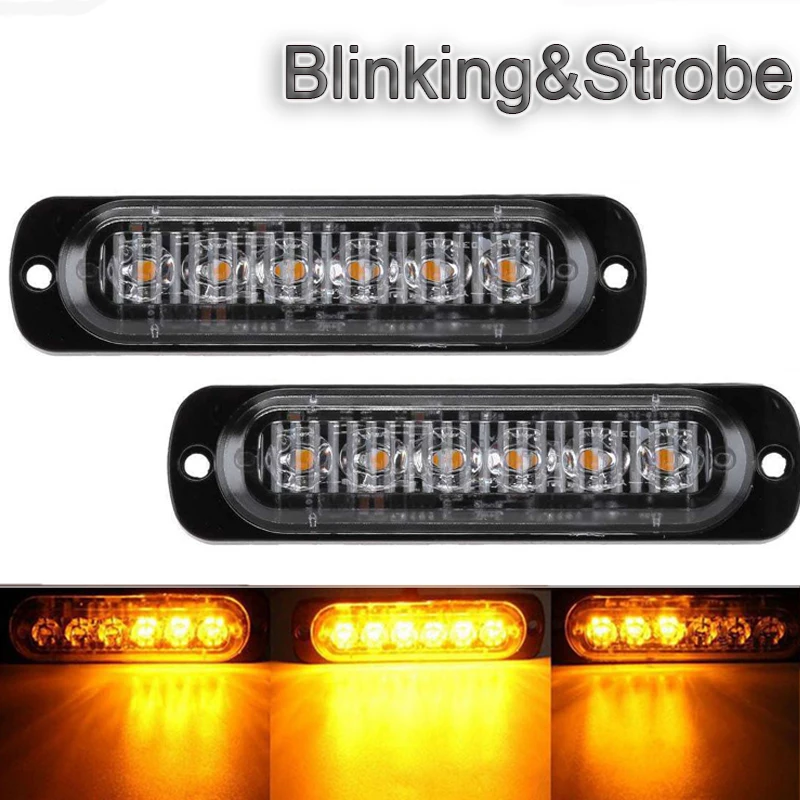 Car Strobe Light Auto 12/24V Warning Side Marker Blinking Amber Emergency Truck Motorcycle LED Light Bar Police Flash Light
Car Strobe Light Auto 12/24V Warning Side Marker Blinking Amber Emergency Truck Motorcycle LED Light Bar Police Flash Light