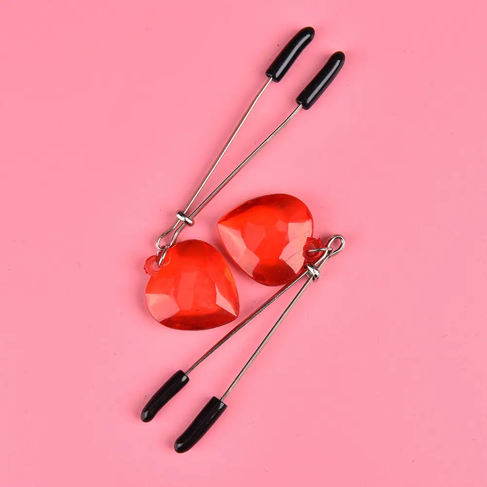 Exotic Accessories 1 Pair Red Heart Shape Couples Nipple Clamps Breast Labia Clips Clit Clamp Adjustable Erotic Product
Exotic Accessories 1 Pair Red Heart Shape Couples Nipple Clamps Breast Labia Clips Clit Clamp Adjustable Erotic Product