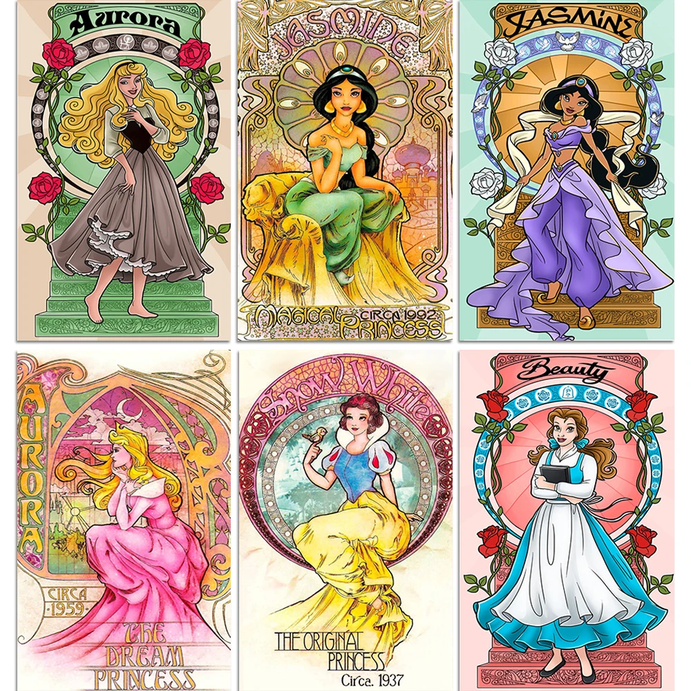 Disney DIY Diamond Painting Princess Beautiful Girl Square/Round Diamond Embroidered Mosaic Home Decoration Gift New Product
Disney DIY Diamond Painting Princess Beautiful Girl Square/Round Diamond Embroidered Mosaic Home Decoration Gift New Product
