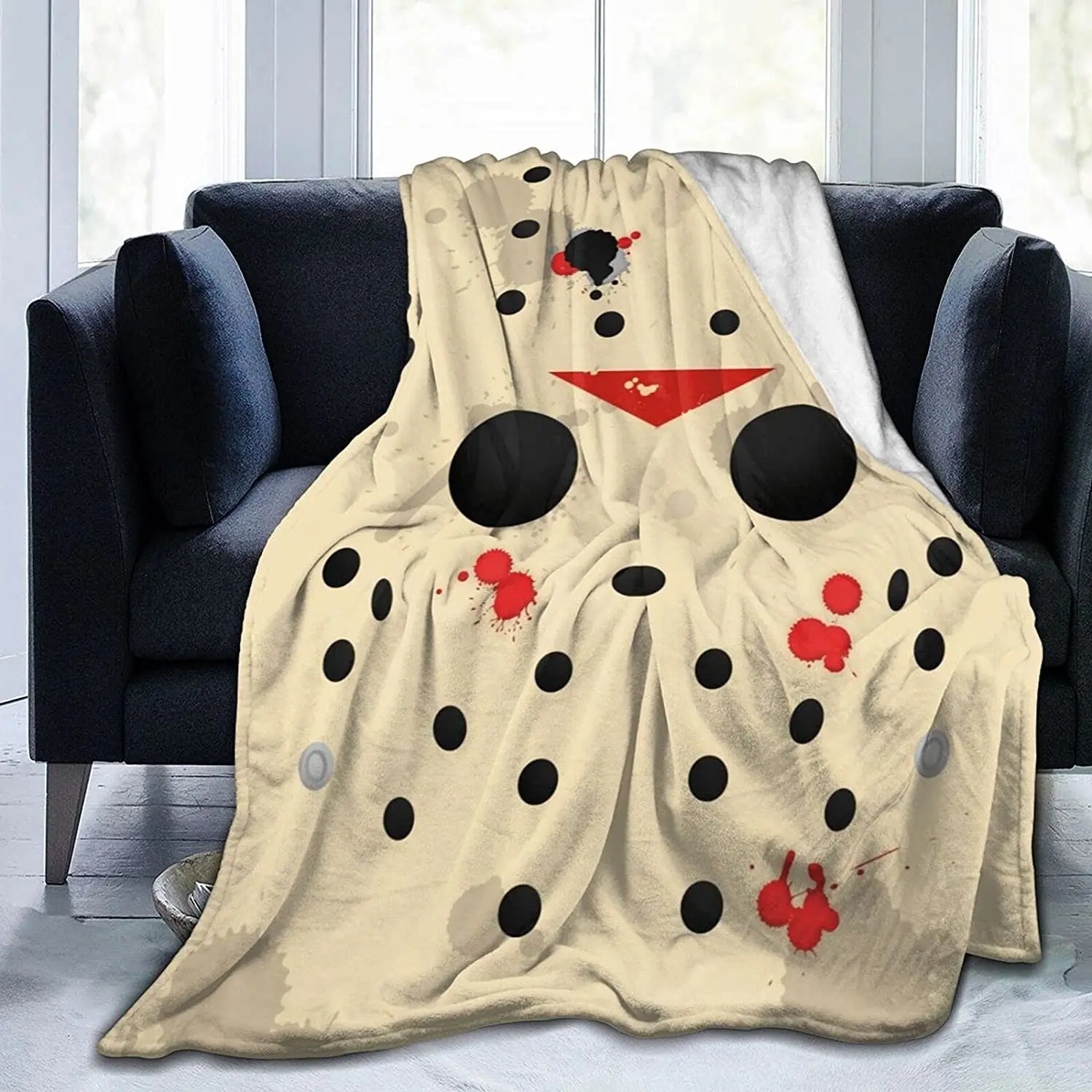 Horror Movie Killer Blanket Soft Plush Throw Super Fuzzy Warm Lightweight Thermal Fleece Blankets for Travel Office Home Couch
Horror Movie Killer Blanket Soft Plush Throw Super Fuzzy Warm Lightweight Thermal Fleece Blankets for Travel Office Home Couch