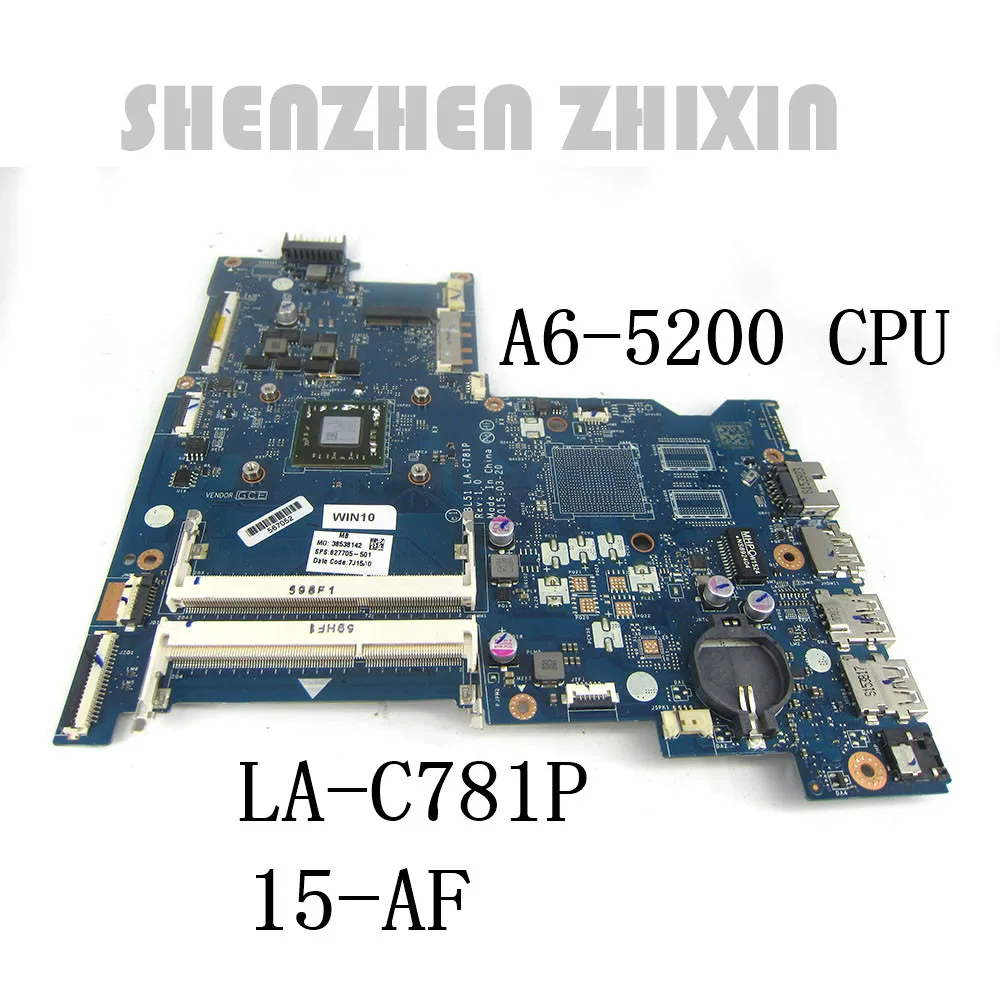 yourui For HP 15-AF 15-AF131DX Laptop Motherboard W/A6-5200 CPU 827705-501 827705-001 ABL51 LA-C781P 100% Tested
yourui For HP 15-AF 15-AF131DX Laptop Motherboard W/A6-5200 CPU 827705-501 827705-001 ABL51 LA-C781P 100% Tested