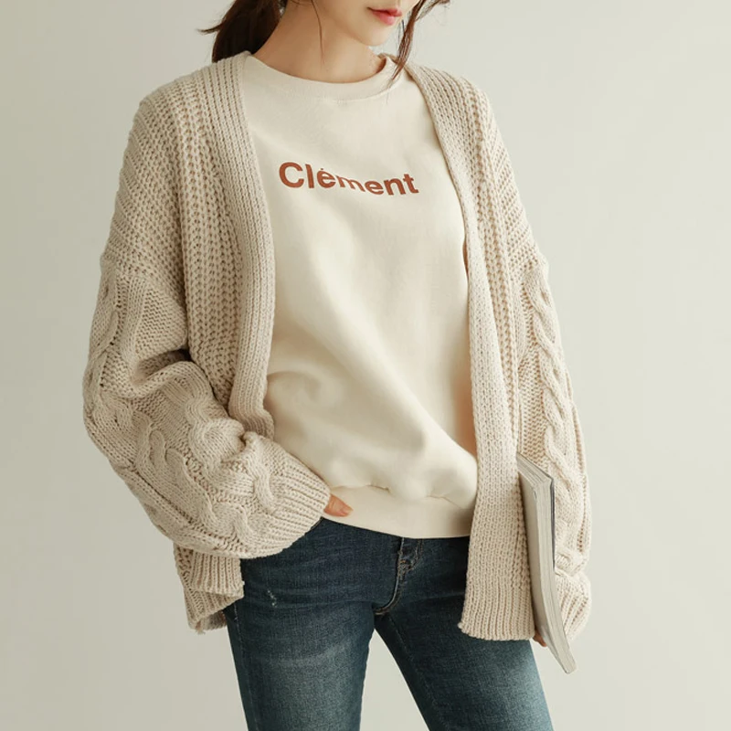 Casual Women Twisted Winter Loose Open Stitch Cardigan New V-neck Long Sleeve Loose Female Knit Cardigans Sweater JK253
Casual Women Twisted Winter Loose Open Stitch Cardigan New V-neck Long Sleeve Loose Female Knit Cardigans Sweater JK253