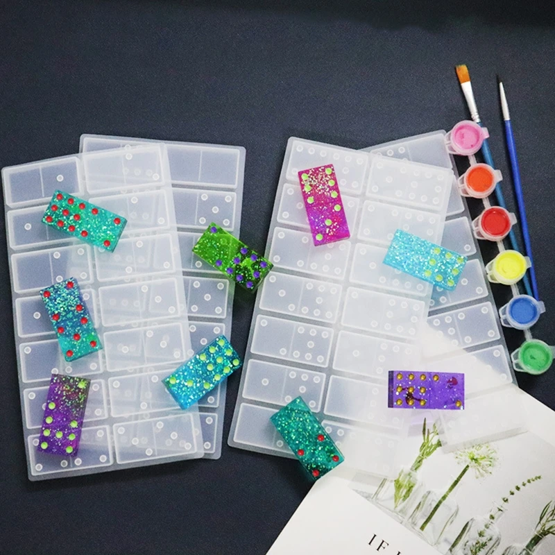 1 Set Epoxy Resin Game Toy Mold Dominoes Casting Silicone Mould DIY Crafts Tool 634C
1 Set Epoxy Resin Game Toy Mold Dominoes Casting Silicone Mould DIY Crafts Tool 634C