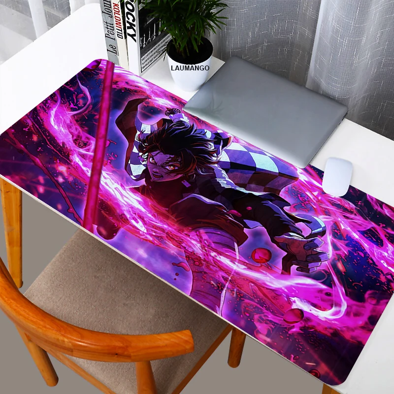 Коврик для мышки с рассеканием демонов, большой коврик для мыши, компьютерный коврик, игровой коврик для ПК, аксессуары для стола, резиновый ... 
Коврик для мышки с рассеканием демонов, большой коврик для мыши, компьютерный коврик, игровой коврик для ПК, аксессуары для стола, резиновый ...