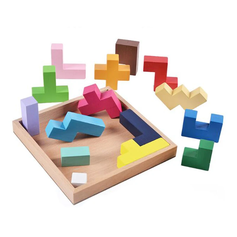 Wooden Tetris Game 3D Block Puzzle Blocs En Bois Montessori Educational Toys For Children 2 3 4 5 6 Years Juguetes Madera Bebe
Wooden Tetris Game 3D Block Puzzle Blocs En Bois Montessori Educational Toys For Children 2 3 4 5 6 Years Juguetes Madera Bebe